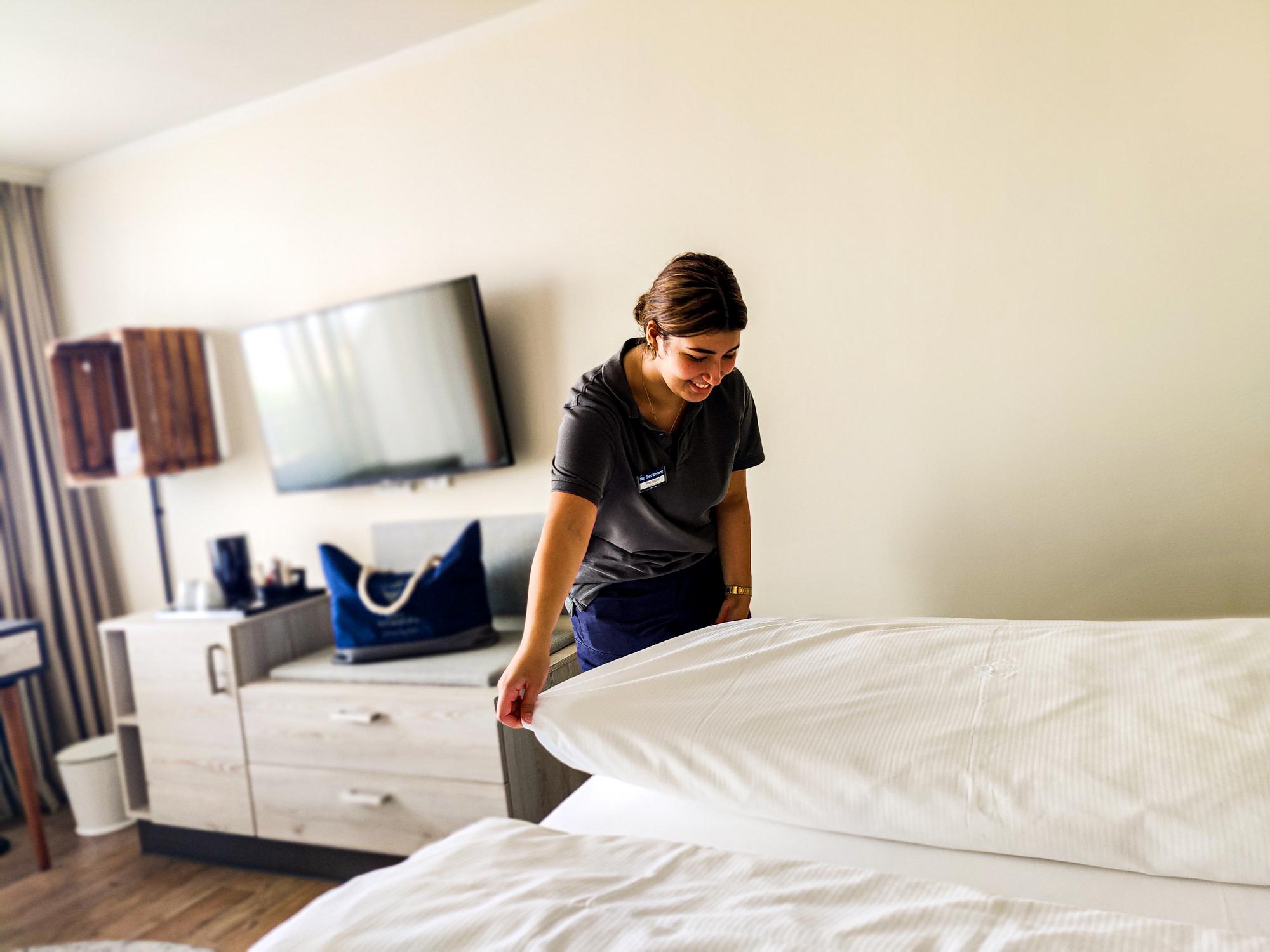 Auszubildende Hotelfachfrau im Housekeeping